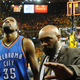 Kevin Durant of the Oklahoma City Thunder walks off the court after being defeated 96-88 by the Golden State Warriors in Game 7 of the Western Conference finals during the 2016 NBA playoffs May 30, 2016, in Oakland, Calif.
Robert Reiners/Getty Images